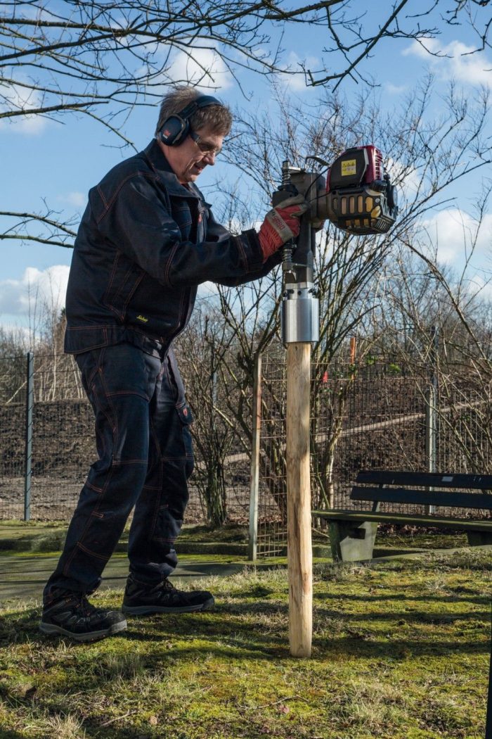 Pfahlramme mieten LH Rental Gartenzaun